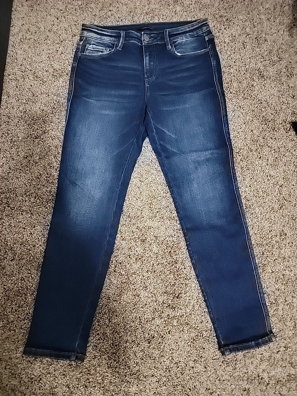 Flying Monkey Dark Indigo Skinny Ankle Jeans Stretchy